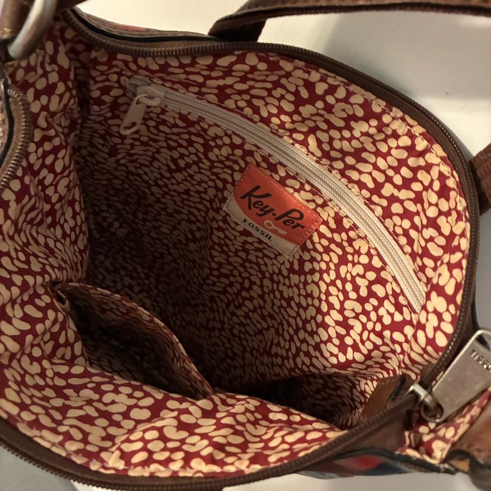 Fossil Keyper Crossbody Coated Canvas Bag - Picture 7 of 10